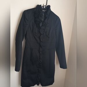 White House Black Market Coat Women 0 Roses Elegant Formal Special Events Dinner